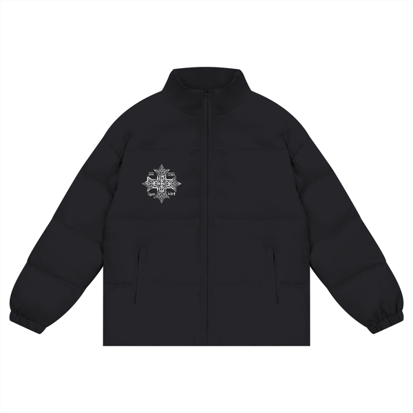 Coptic Orthodox Cross Zipper Puffer Coat