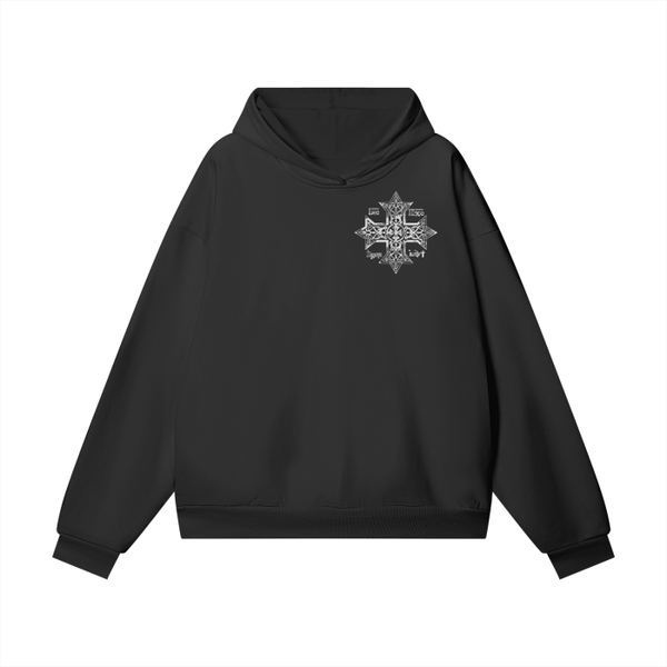 Coptic Orthodox Cross Ultra Premium Heavyweight Fleece Hoodie