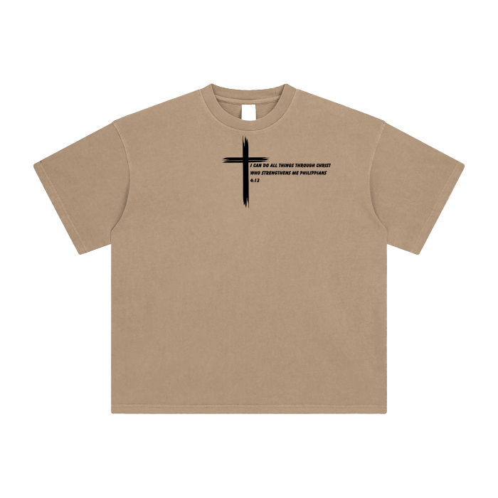 Philippians 4:13-Vintage Washed T-Shirt